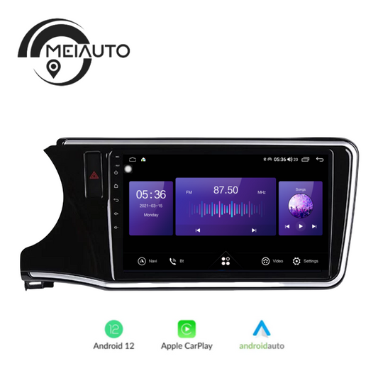 10.2 INCH Android Car Stereo Radio Multimedia Player GPS Navigation For Honda City 2014-2017 Bluetooth Head Unit Plug And Play