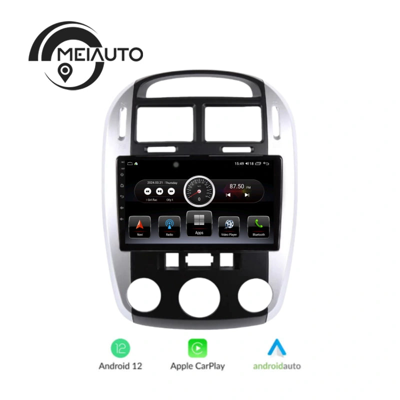 "Kia Cerato 1 LD 2004-2008 10.2 inch Android Car Stereo Radio Player with GPS Navigation, Carplay, Auto, DSP, and Multimedia System - Plug and Play Head Unit"