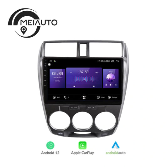 10.2 inch Car Android Auto Carplay DSP Radio Multimedia Player For Honda City 2008-2013 GPS Navigation Head Unit Plug And Play