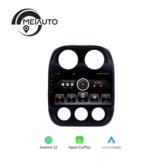 "Upgrade Your Jeep Compass 1 MK (2009-2015) with a 10.2 inch Car Android Radio Media Player: Stereo Audio Head Unit, Plug And Play GPS Navigation"