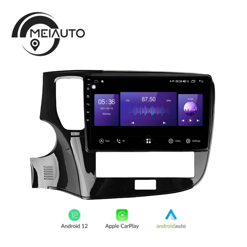 10.2 inch Car Android Radio Multimedia Player GPS Navigation Head Unit For Mitsubishi Outlander 3 III GF0W GF0W GG0W 2018-2021