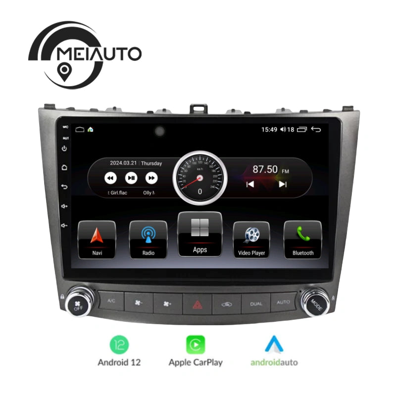 "Enhance Your Drive with 10.2-Inch Car Audio Radio Multimedia Player Android Head Unit for Lexus IS250/IS300/IS200/IS220/IS350 2005-2012: GPS Navigation"