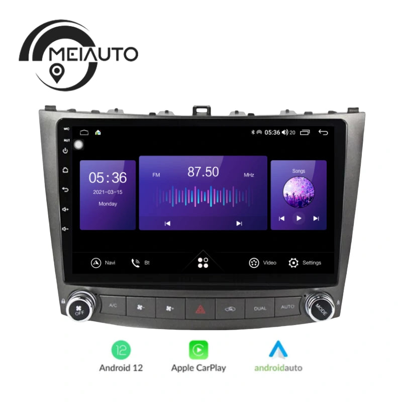 10.2 inch Car Audio Radio Multimedia Player Android Head Unit For Lexus IS250 IS300 IS200 IS220 IS350 2005-2012 GPS Navigation