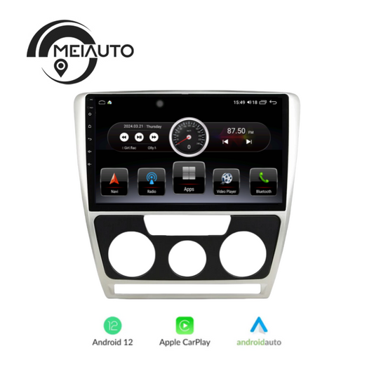 "Upgrade Your Skoda Octavia 2007-2014: 10.2" Car Auto Android Audio Radio Multimedia Player, GPS Navigation, Head Unit Plug And Play"