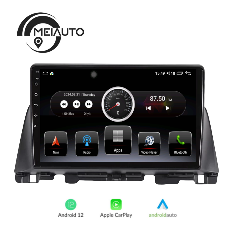 "Android Auto CarPlay 10.2-inch Car Stereo Radio Multimedia Player for Kia Optima 3 TF 4 JF 2015-2020, GPS Navigation, Plug And Play"