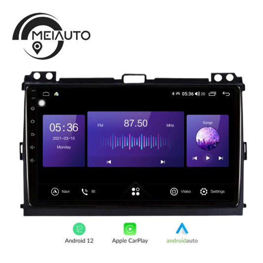 9 inch Android Auto Car Radio Player For Toyota-Land Cruiser Prado 3 J120 2004-2009 GPS DSP Navigation Head Unit Plug And Play
