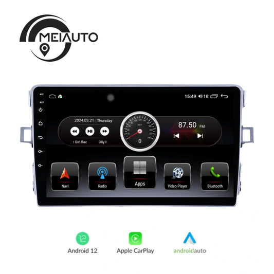 "Transform Your Toyota Verso R20 (2009-2018) Driving Experience: 9-Inch Android Auto CarPlay Car Stereo DSP Radio Player with GPS Navigation, Plug-and-Play Ease"