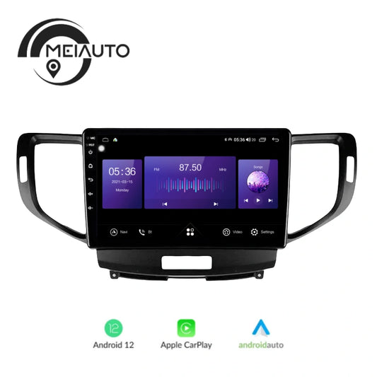 9 inch Android Auto Radio Head Unit Plug And Play Car Multimedia Player For Honda Accord 8 2008-2012 GPS Navigation Stereo