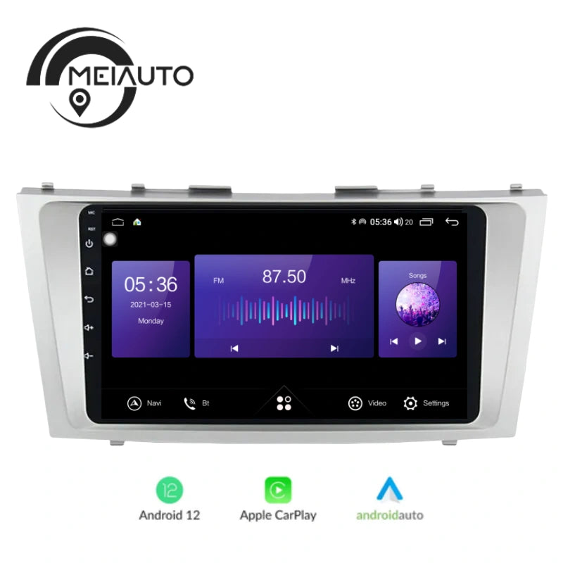 9inch Android Car Stereo Radio Multimedia Player For Toyota Camry 6 XV 40 50 2006-2011 GPS Navigation Bluetooth Head Unit