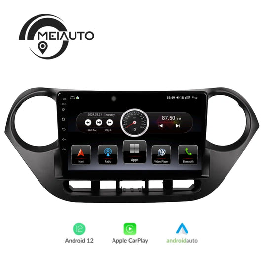 "Upgrade Your Drive: 9" Car Radio Multimedia Player for Hyundai i10 2013-2016 with GPS Navigation, Android Auto, Carplay, DSP"