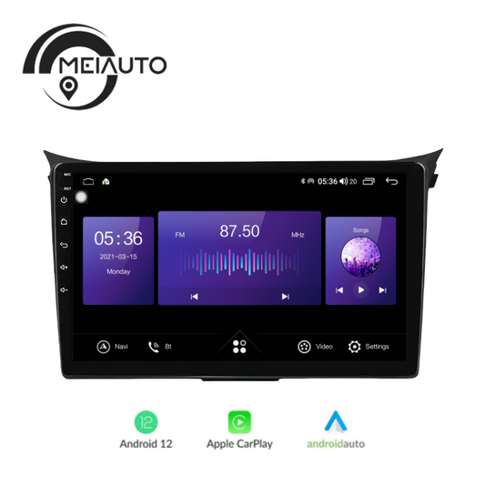 9 inch Car Radio Multimedia Player For Hyundai i30 II 2 GD 2011-2017 GPS Navigation Head Unit Plug And Play Android Auto