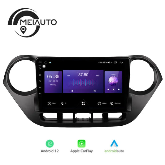 9&quot;Car Radio Multimedia Player For Hyundai I10 2013-2016 GPS Navigation Head Unit Plug And Play Android Auto Carplay DSP