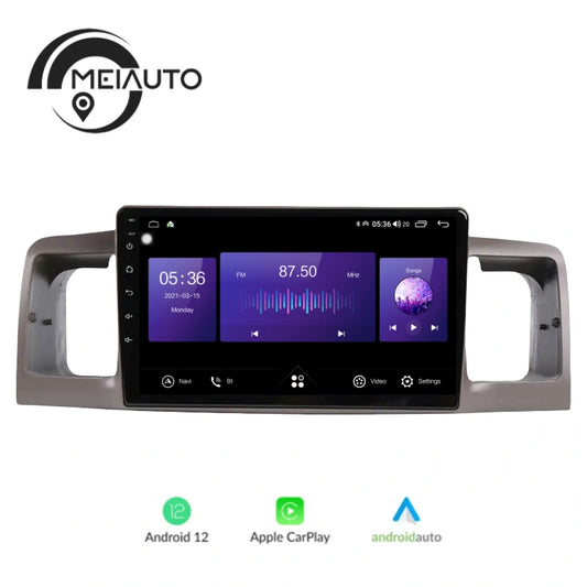 9INCH Car Radio Player Android Auto For Toyota Corolla E130 E120 2000-2006 GPS Navigation Carplay Head Unit Plug And Play DSP