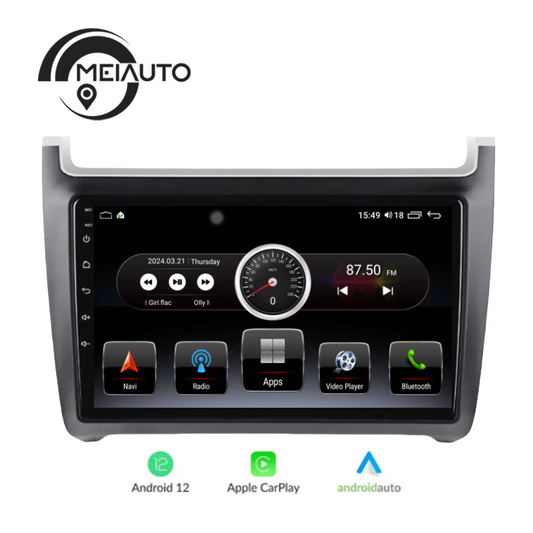 "Drive Smarter: Android Car Radio GPS Multimedia Player for VW POLO Sedan 2008-2015, Head Unit Stereo Intelligence, Plug And Play Installation"