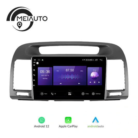 Car Radio Media Player For Toyota Camry 5 XV 30 2001-2006 GPS Navigation Carplay Android Auto Head Unit Plug And Play