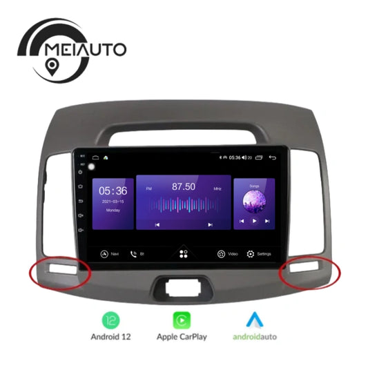 Car Radio Multimedia Player For Hyundai Elantra 4 HD 2006-2012 GPS Navigation Androidauto Carplay Head Unit Plug And Play