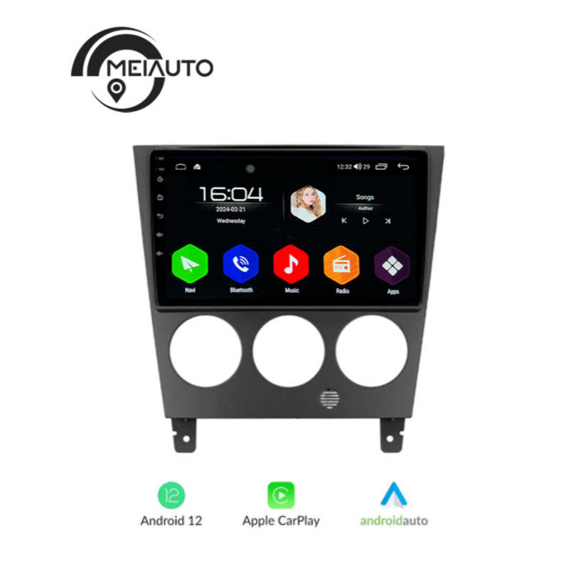 Android Car Radio for Subaru Impreza GD GG 2002-2007, 9 inch Touch Screen Car Stereo, Apple Carplay Android Auto Steering Wheel Control Bluetooth Audio, 7862 Chip, 4+64GB