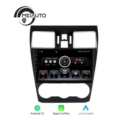 Android 12 Car Radio for Subaru WRX Sti XV Forester Crosstrek Levorg 2016-2021 , 9 inch Touch Screen Car Stereo, Apple Carplay Android Auto Steering Wheel Control Bluetooth Hi-Fi Audio, 7862 Chip ,4GB+64GB