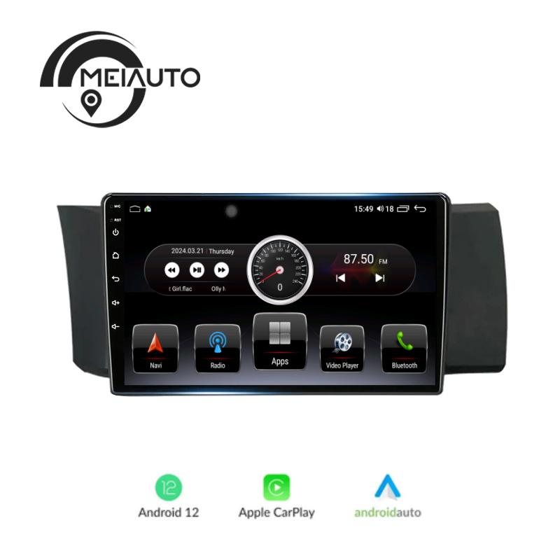 Android 12 Car Radio for Subaru BRZ Scion FRS Toyota GT86 2012-2016 , 9 inch Touch Screen Car Stereo, Apple Carplay Android Auto Steering Wheel Control Bluetooth Hi-Fi Audio, 7862 Chip