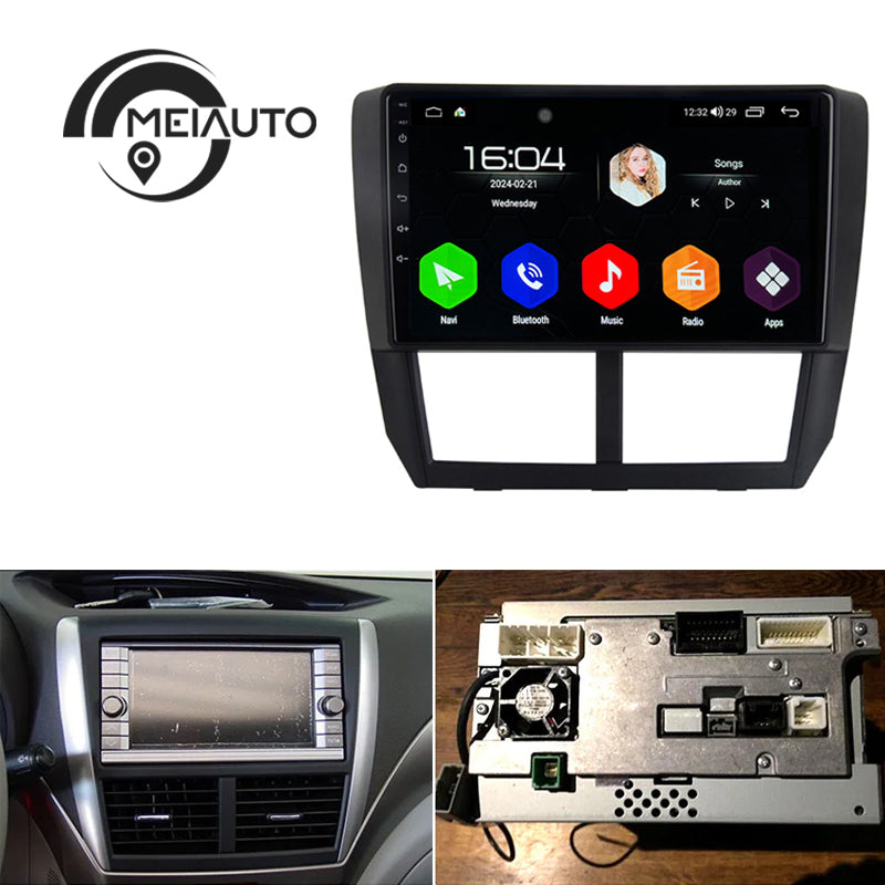 Car Stereo Android Radio Player For Subaru Forester 3 SH 2007-2013 For Subaru Impreza GH GE 2007-2011Navigation Head Unit