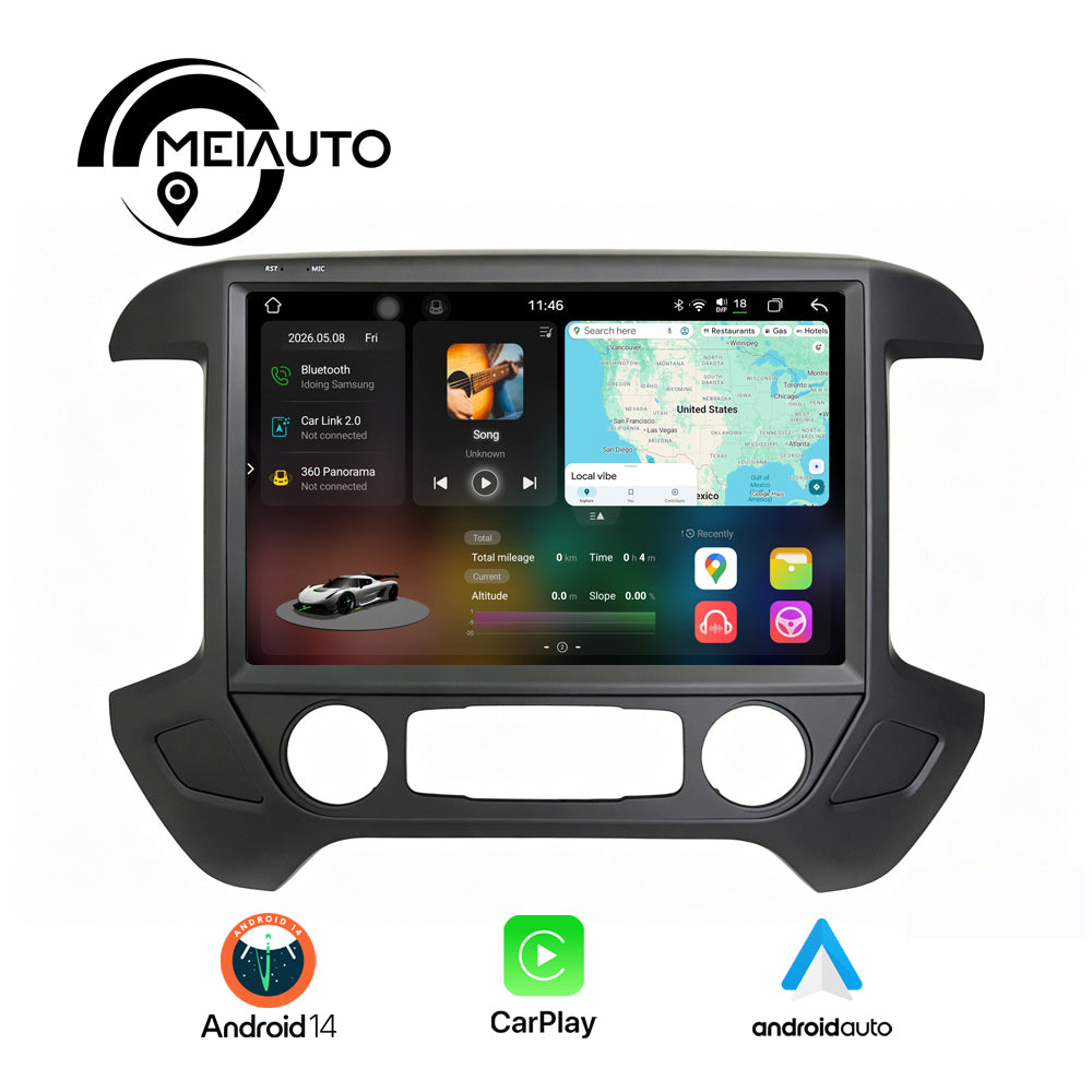 13.1inch Car Stereo Android Radio Player Head Unit For Chevy Chevrolet Silverado GMC Sierra 2014-2019 2k screen 1920*1200 Android Auto Carplay