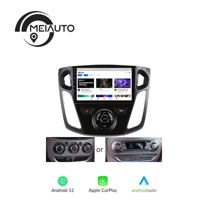 "Transform Your Ford Focus 3 Mk 3 (2011-2019) with a 9-inch Car Stereo Android Auto Carplay Radio Multimedia Player: Integrated Navigation GPS Navi, Head Unit Android 10, No 2 DIN"