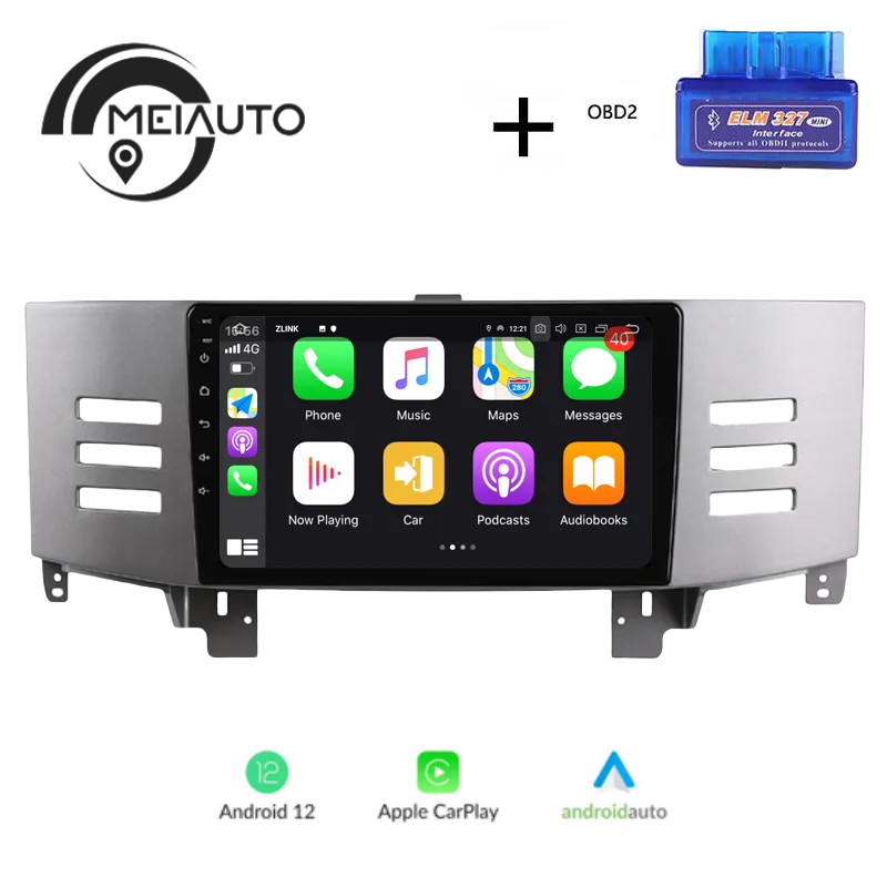 9INCH Car Stereo Audio Player For Toyota Reiz Mark X MarkX 2006 GPS Navigation Carplay Android Auto Head Unit Plug And Play