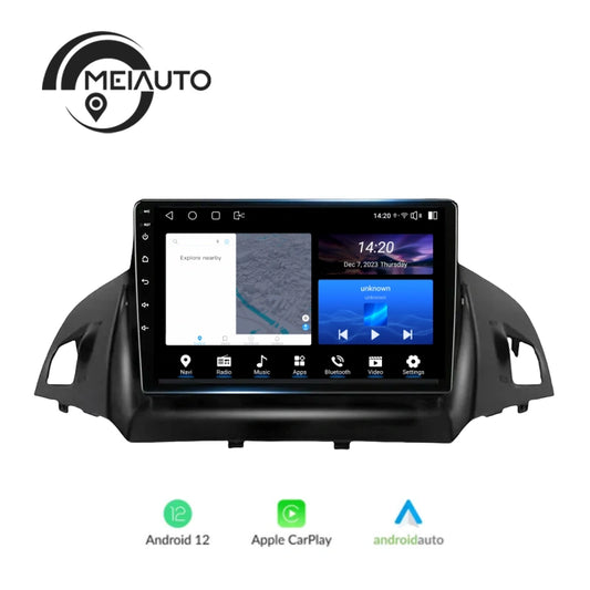 9 INCH Car Stereo Android Radio Multimedia Player For Ford Kuga 2 Escape 3 2012-2019 Audio Navigation GPS Head Unit 8G+128G