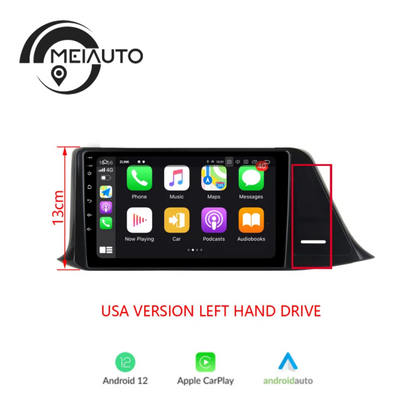 9INCH Android Auto Car Radio Player For Toyota C-HR CHR RHD LHD 2016-2020 GPS Navigation Carplay Head Unit Plug And Play Video