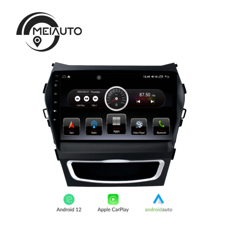 "Enhance Your Hyundai IX45 2015-2017: 9-Inch Android Car Radio Multimedia Player, GPS Navigation, Plug and Play"