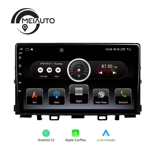 "Upgrade Your In-Car Entertainment: 9-Inch Android Auto Carplay Radio Stereo Video Player Designed for Kia RIO YB KX Cross 2016-2020, Plug and Play Installation, Bluetooth Connectivity, Touchscreen Interface"