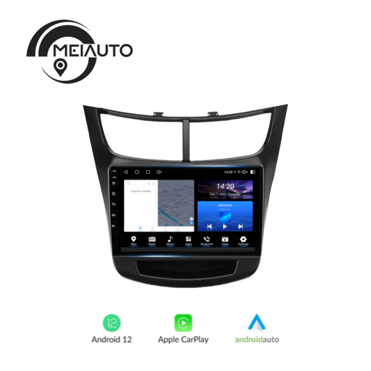 9 INCH Car Android Stereo Head Unit 2K For Chevrolet Sail 2015-2018 Radio Multimedia Player Video Navigation GPS Audio No 2din