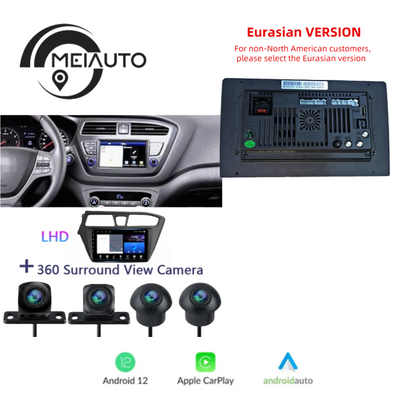 9" Android Head Unit For Hyundai i20 2 II GB 2014-2018 - Multimedia, Navigation, Safety Sans DVD. Drive Smart with Idoing into the Future!