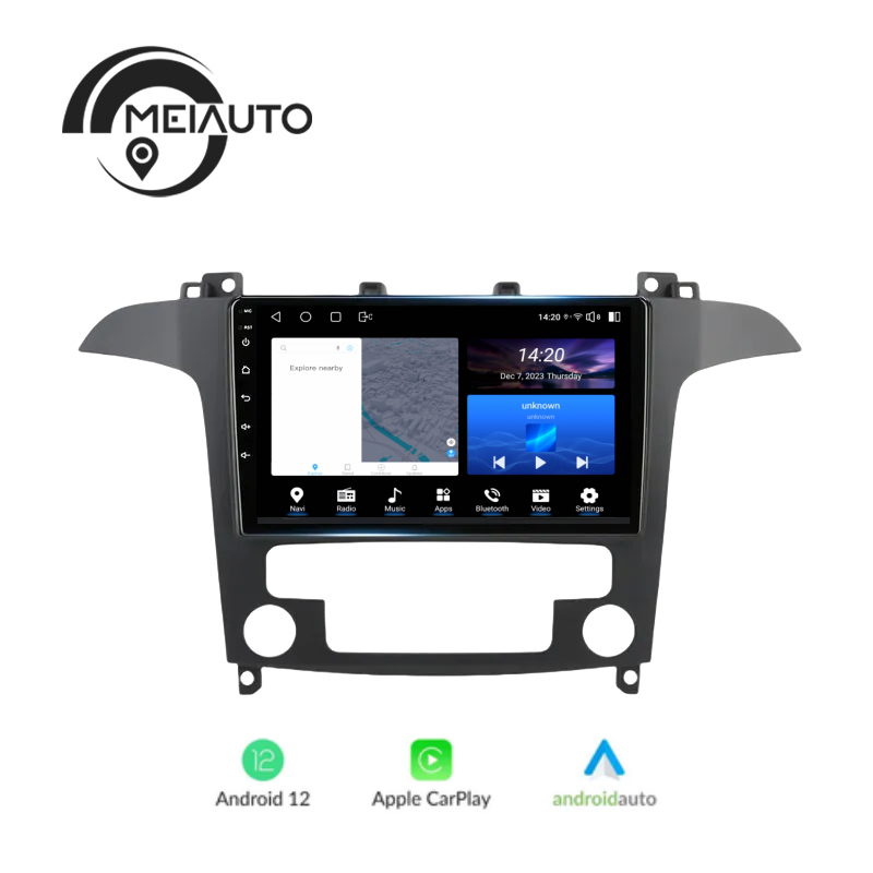 9inch Car Stereo Head Unit 2K For Ford S MAX S MAX 1 2006-2015 Android Radio Multimedia Video Player Navigation GPS No 2din