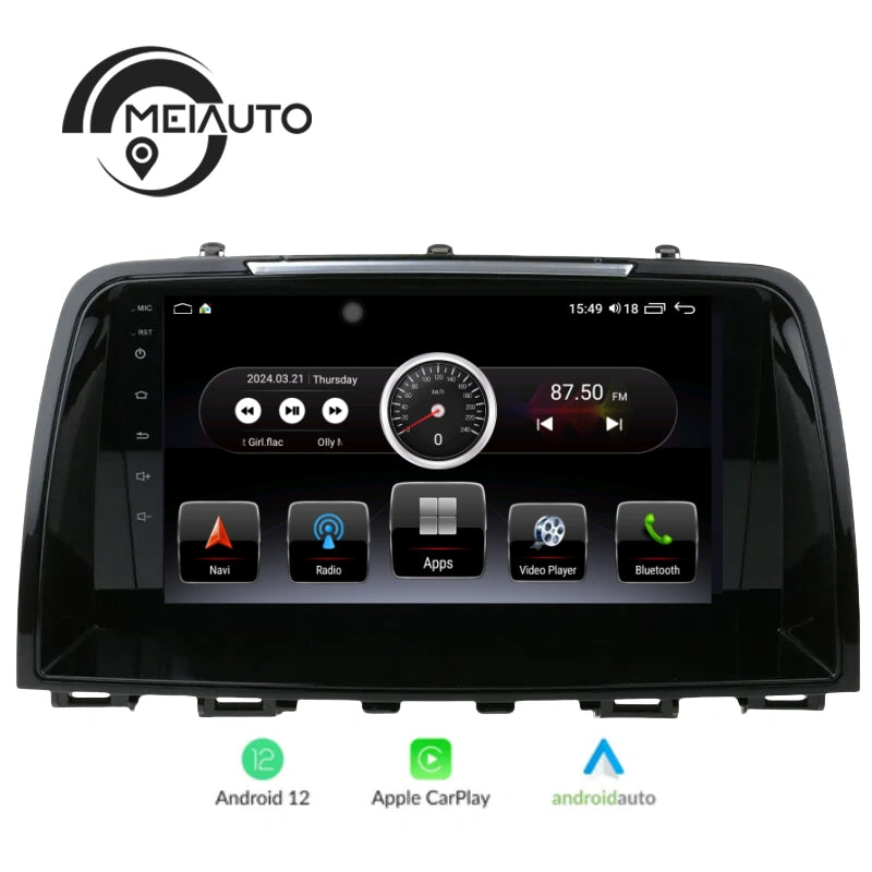 "Enhance Your Drive with 9-Inch Car Head Unit for Mazda 6 III GL GJ 2012-2017: Navigation GPS, Multimedia Video Player, Android (No 2DIN DVD)"