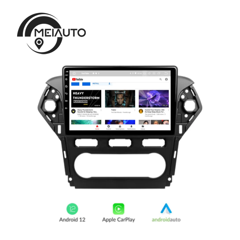 "Upgrade Your Ford Mondeo 4 (2010-2014) Infotainment System with a 9-inch Car Stereo Radio Video Player: Head Unit Plug And Play, Carplay, Android Auto, Navigation GPS, Android Integration"