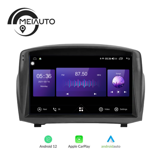 9inch Car Stereo Android Auto Carplay Radio Audio Player For Ford Fiesta Mk 6 2008-2019 GPS Navigation Head Unit Plug And Play