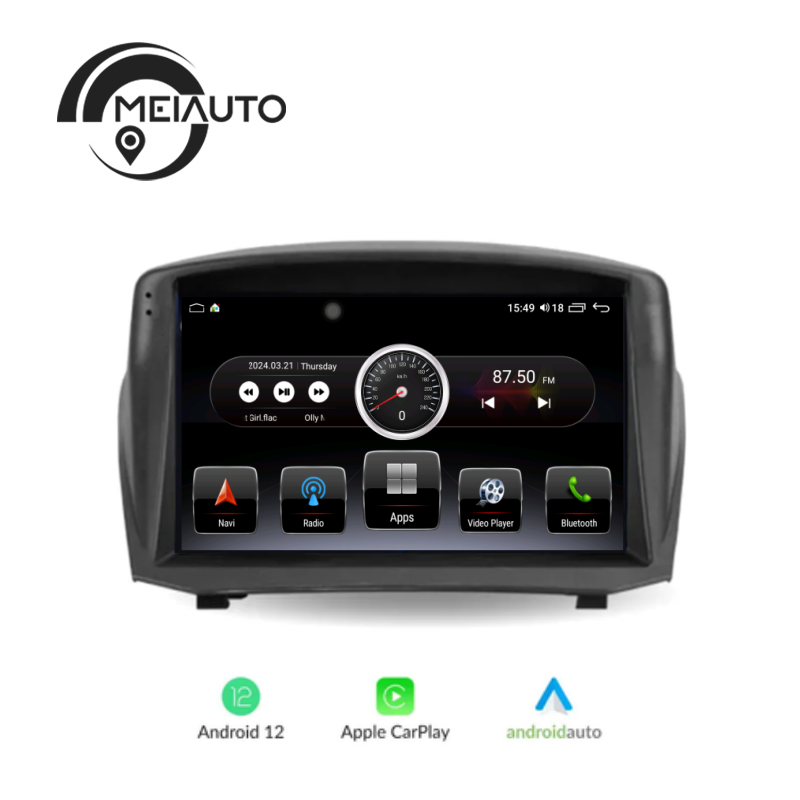 "Upgrade Your Ford Fiesta Mk 6 (2008-2019) Infotainment System with a 9-inch Car Stereo Android Auto Carplay Radio Audio Player: GPS Navigation, Plug-and-Play Head Unit"