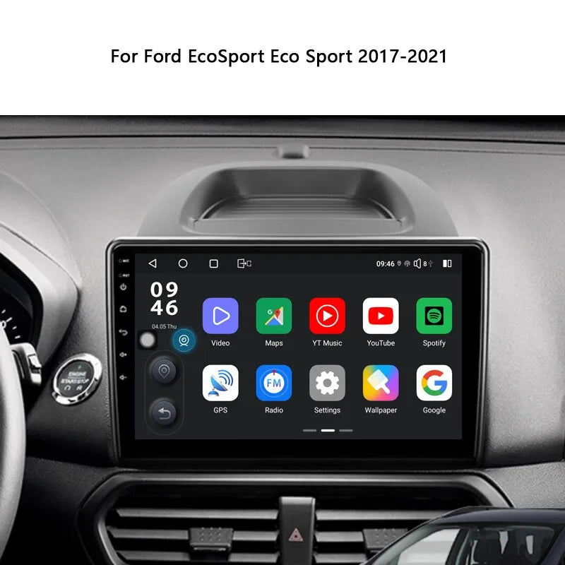 Car Stereo Head Unit 2K For Ford EcoSport Eco Sport 2017-2023 Android Radio Multimedia Video Player Navigation GPS No2din