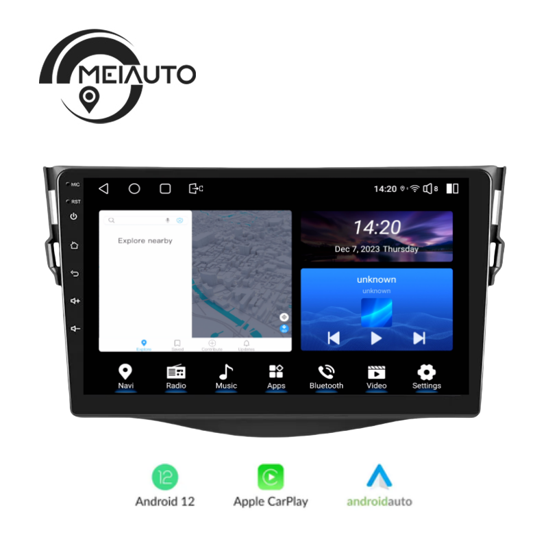 Car Stereo Android Radio Head Unit Player For Toyota RAV4 3 XA30 2005-2016 Car Intelligent System Navigation GPS No 2din