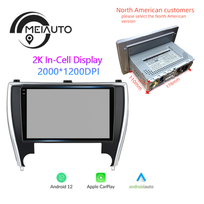 Android Head Unit For Toyota Camry 7 XV 50 55 2014-2017US EDITION Car Radio Multimedia Video Player Navigation GPS No2din