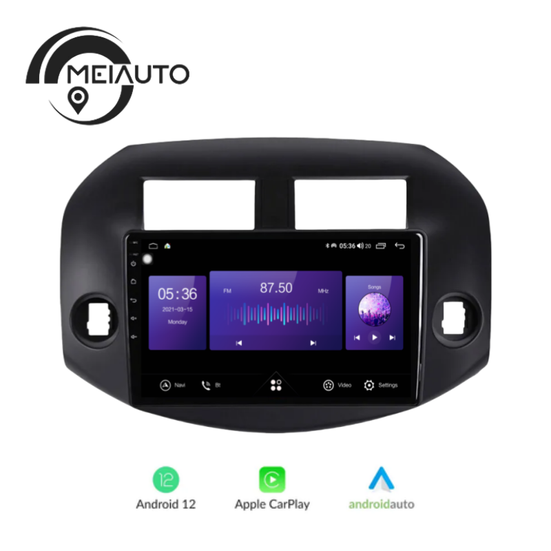 10.2inch Car Radio AndroidAuto Multimedia Player For Toyota RAV4 3 XA30 2005-2013 GPS Navigation Head Unit Plug And Play