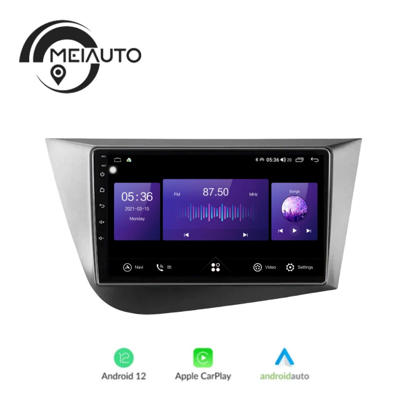 Android Car Stereo Radio Head Unit Player For Seat Leon2 MK2 Altea XL 2004-2015 Navigation GPS Carplay Plug And Play