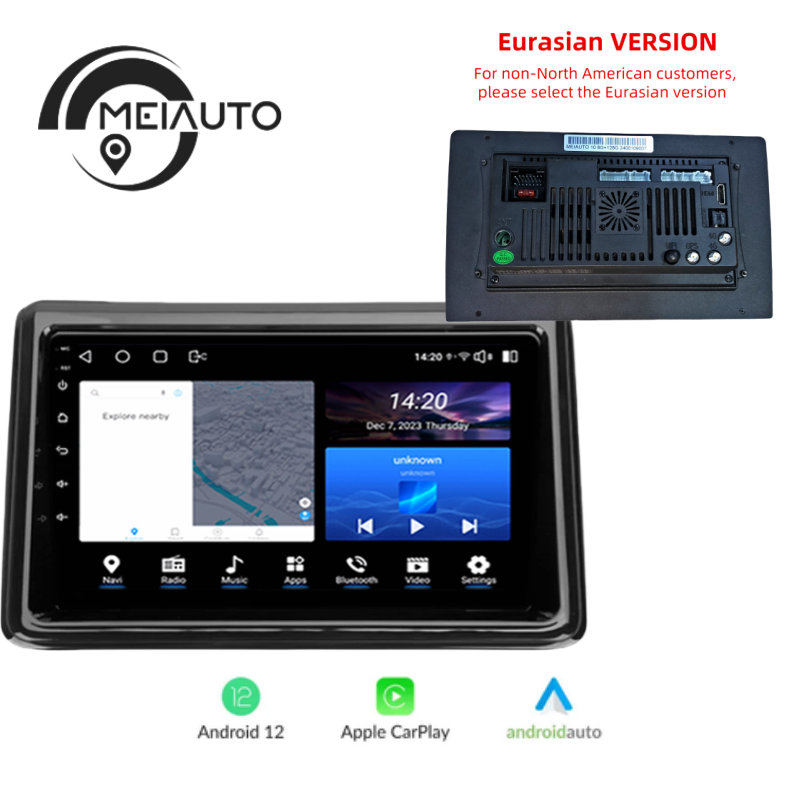 Android 12 Car Radio for Toyota Noah Voxy R80 2014 2015 2016 2017 2018 2019 2020 2021, 9 inch Touch Screen Car Stereo, Apple Carplay Android Auto Steering Wheel Control Bluetooth Hi-Fi Audio