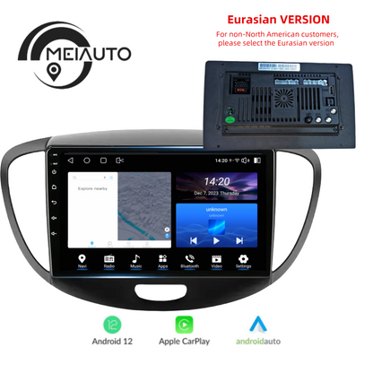 Step into Innovation: 9" Android Head Unit for Hyundai i10 2007-2013 - Multimedia, Navigation, Safety - No DVD. Drive Smart, Embrace the Future!