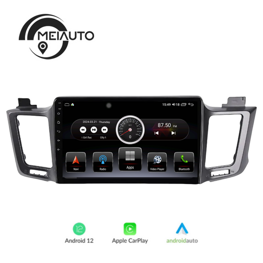 "Transform Your Toyota RAV4 4 & 5 (XA40 & XA50, 2013-2018) Driving Experience: Car Android Auto CarPlay Radio Player with GPS Navigation, DSP, and Easy Plug-and-Play Head Unit"