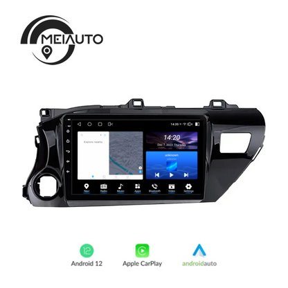 10.2 inch Car Stereo Android Head Unit For Toyota Hilux Pick Up AN120 2015-2020 Radio Multimedia Player Navigation GPS No 2din