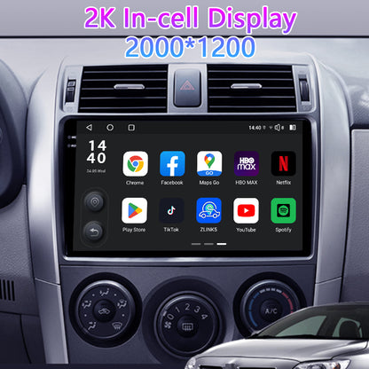 Android Head Unit 9 inch For Toyota Corolla 10 E140 E150 2006-2013 Car Radio Multimedia Video Player Navigation GPS No 2din