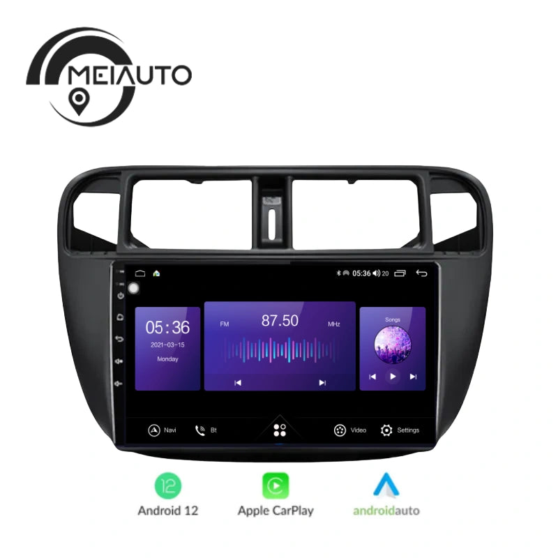 Car Stereo Audio Android Radio Player Navigation GPS For Honda Civic EJ EK EM LHD RHD 1995-2001 Head Unit Plug And Play