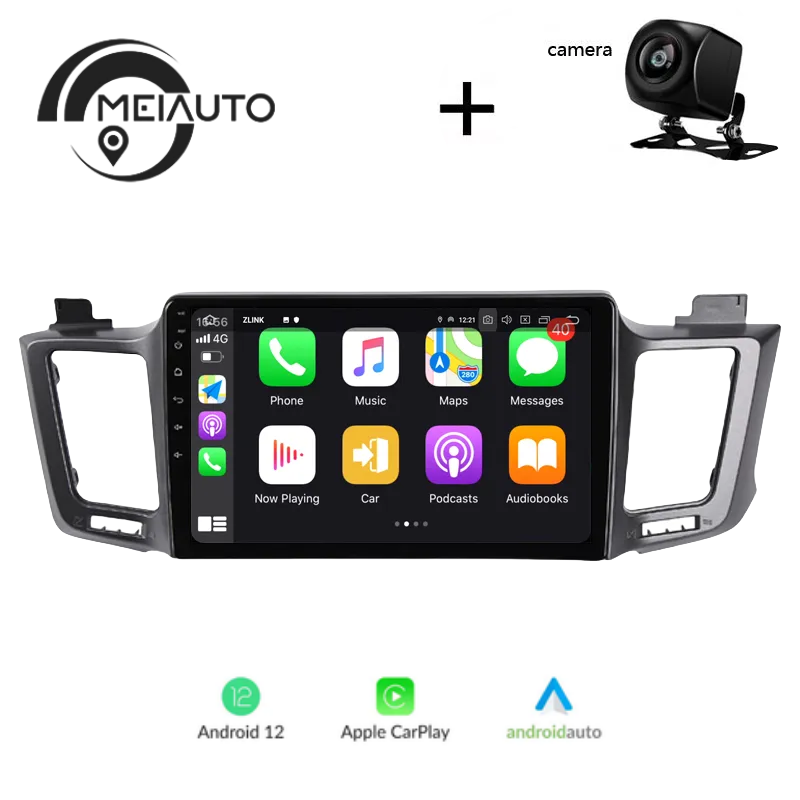 Car Android Auto Carplay Radio Player For Toyota RAV4 4 5 XA40 XA50 2013-2018 Head Unit Plug And Play GPS Navigation DSP